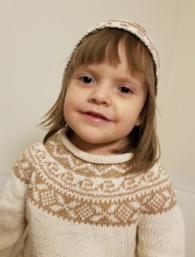 Knitted Little Yoke Sweater