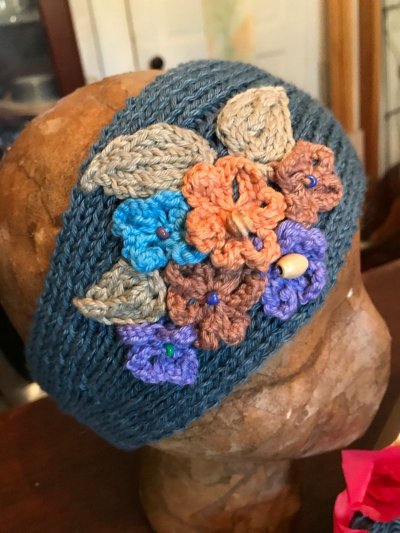 Headband Kit Teal Isle Flowers