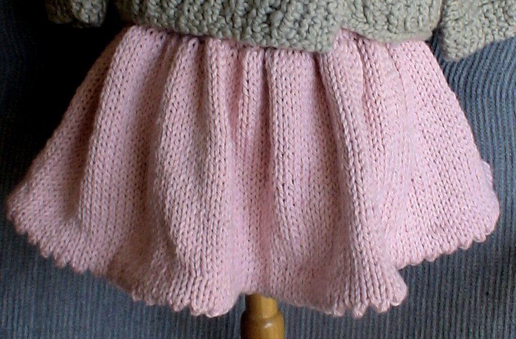Simply Knitted Baby Skirt