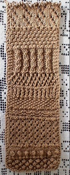 Sampler Scarf made with Fox Fibre