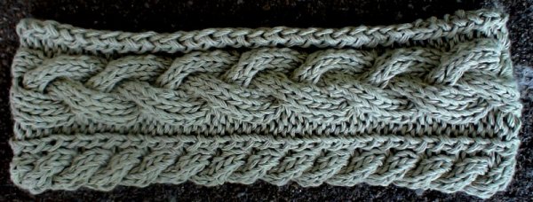 Cabled Headband pattern