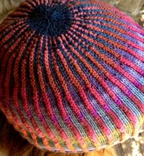 Colorful Ribbed Hat Crown