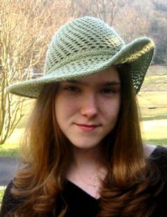 wide brim knitted hat pattern